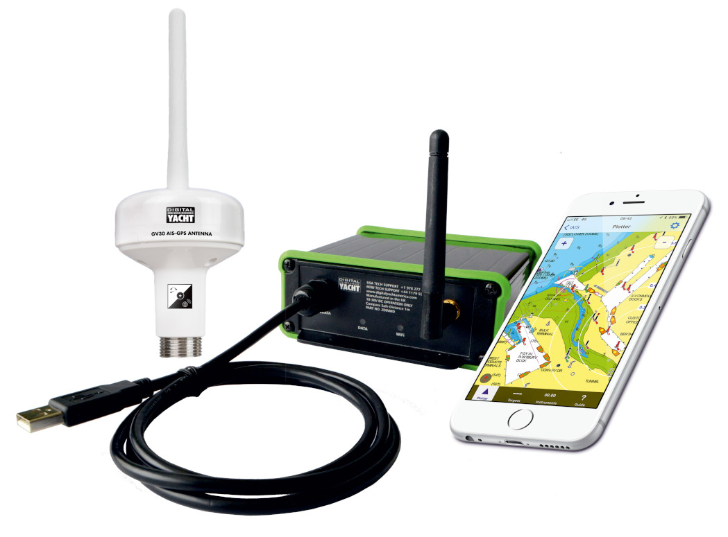 portable AIS transponder with wifi