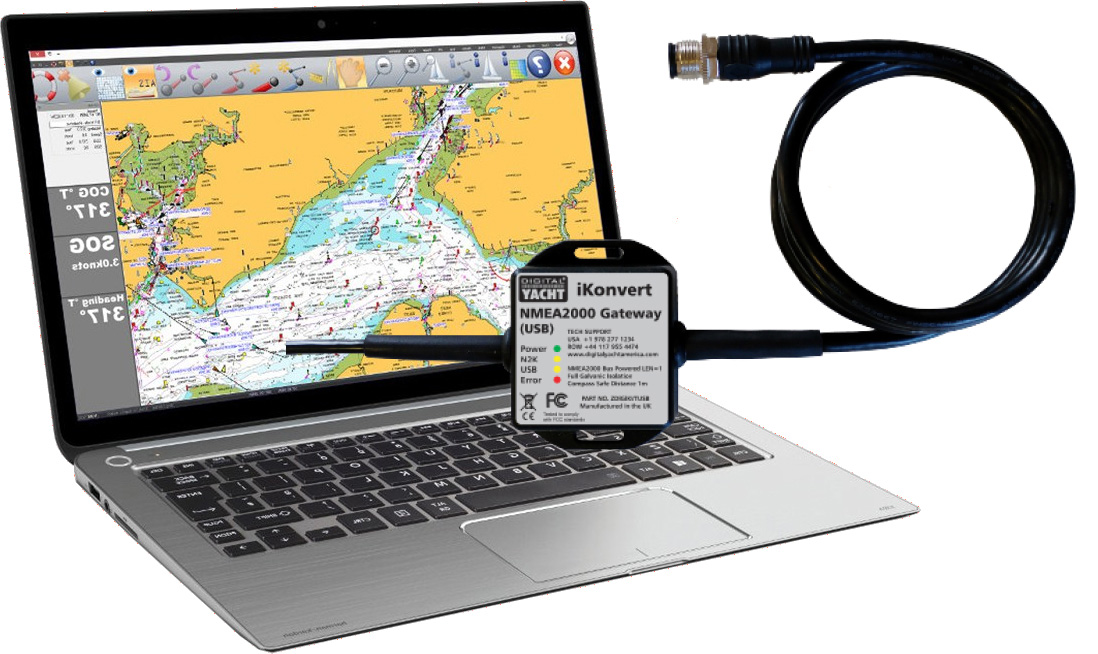 NMEA 2000 data on a PC software